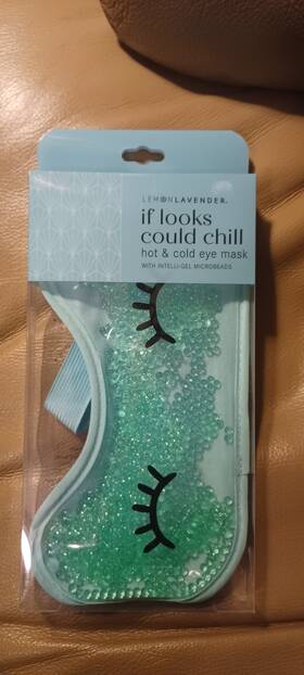 Lemon Lavendar Pon#31647 New Lavender If Looks Could Chill Hot And Cold Eye Mask Teal Colored