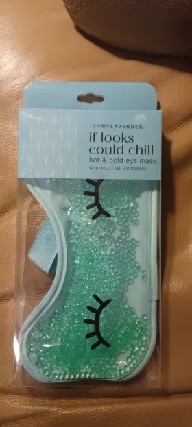 31647 Lemon Lavendar Pon#31647 New Lavender If Looks Could Chill Hot And Cold Eye Mask Teal Colored