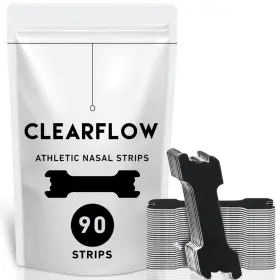 Lepac 199284103030 Performance Nose Strips For Breathing 90 Count - Oil Sweat Proof Adhesive