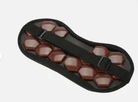 Lifespark 294061700891 Natural Real Tourmaline Eye Massager Therapy Stone Germanium Sleep Mask
