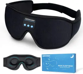 Bse-01 Lightimetunnel Sleep Headphones Bluetooth 5.0 Wireless 3d Eye Mask Washable For