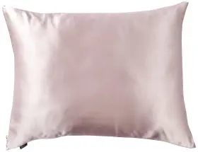 4101-34-snpw Lilysilk Terse Silk 19 Momme Zipper Pillowcase Standard Rosy Pink