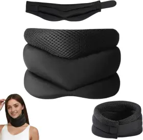 Lingziyo 729054152373 1pcs Vitavix Neck Support For Snoring 8.8 X 4.5 3.1 Inch Black