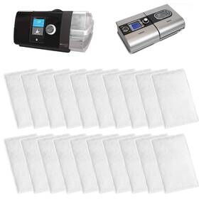 Linxiu Lxhxjglm20us 20 Packs Cpap Filters Disposable Filter Supplies For 2.1 Inch X 1.4 White