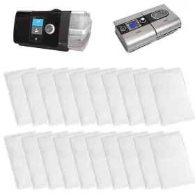 Lxhxjglm20us Linxiu 20 Packs Cpap Filters Disposable Filter Supplies For 2.1 Inch X 1.4 White