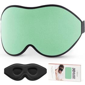 Litbear 510099-lb-eb01 Mg Sleep Mask For Side Sleeper Women 1 Count Pack Of Mint Green