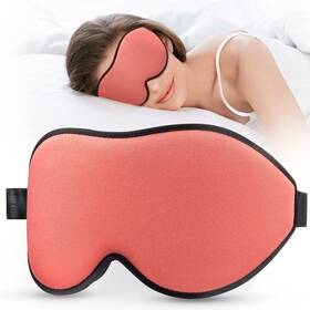 Litbear Lb-eb02 Sleep Mask For Women Soft Contoured Eye Cover Elastic Strap Side Sleeper