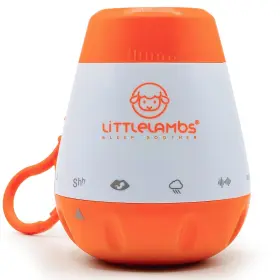 Littlelambs 198168104286 Advanced Baby Shushing And White Noise Machine - 6 Soothing Sounds Rechargeab