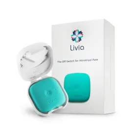 Livia 290016952032 Menstrual Pain Relief Device Blue - Green Period Off Switch P