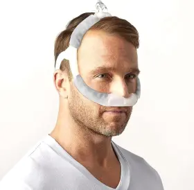 Lklkkc 313045270285 Satin Cpap Strap Covers - Silky Comfort Face Pads For Dreamwear/resmed Grey