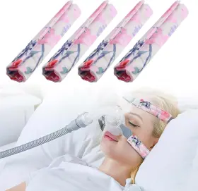 Lklkkc 313109493407 4 Pack Satin Mask Strap Covers Face Cushion Cover For Headgear Universal