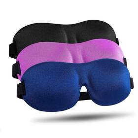 Lky Digital B07mr27g3d 3-pack Sleep Mask Side Sleeper Blackout 3d Eye For Sleeping