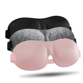 Hfenhui011 Lky Digital Sleep Mask For Side Sleeper 3 Pack Blackout 3d Eye Slee