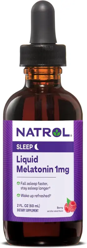 7402  Llc Sleep Liquid Melatonin 1mg Aid For Adults Berry-flavored Nighttim