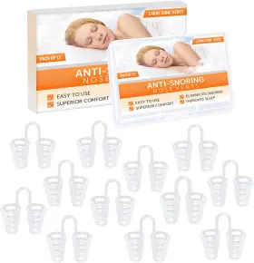 Lock Sourcing Ltd 313047177124 Nose Vent Sinus Relief Dilator Pack Of 12 Large Size Hard Silicone Vents - A S