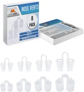 Lock Sourcing Ltd 705353449024 Nose Vent Sinus Relief Dilator Pack Of 8 Various Sizes - A Simple Solution For