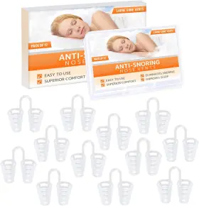 Lock Sourcing Ltd 711181712001 Nose Vent Sinus Relief Dilator Pack Of 12 Large Size Hard Silicone Vents - A S