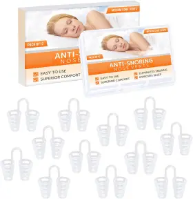 Lock Sourcing Ltd 744110941722 Nose Vent Sinus Relief Dilator Pack Of 12 Medium Size Hard Silicone Vents New