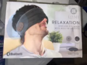 Lomi 680079011581 Relaxation Wireless Eye Mask With Built-in Speaker Factory Sealed Brand New