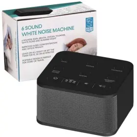 Brrc107b London Johnson Inc Sound Machine With 6 Sleep Sounds - Portable White Noise For Office