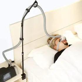 Lonyeon 755454163312 Cpap Hose Holder - Height Adjustable Lift Removable And Foldabl