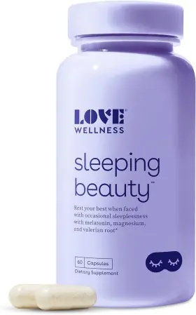 Love Wellness 445055540577 Sleeping Beauty Pills Sleep Aid With Melatonin Magnesium And L-th