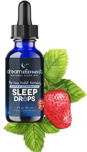 Ltd 313045261245 Liquid Sleep Drops Extra Strength Natural Aid With Melatonin L-theanine