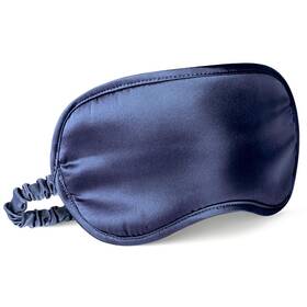 Lulusilk Em001-navy Mulberry Silk Sleep Eye Mask Soft Blindfold Navy Blue