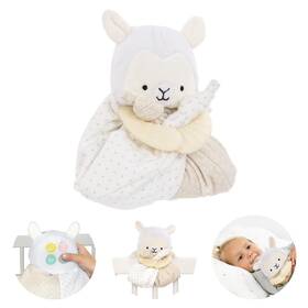 Lulyboo Lls-001 Lovey Baby Sleep Soother And Teether - Plush Security Blanket Llama