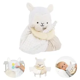 Lls-001 Lulyboo Lovey Baby Sleep Soother And Teether - Plush Security Blanket Llama