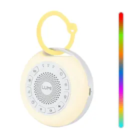 Lumi 060751530602 Portable White Noise Machine 26 Sounds 7 Colour Night Light 55 Hours B