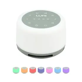 Sa03 Lumi White Noise Machine For Babies And Adults 24 Sounds 7 Colour Night L