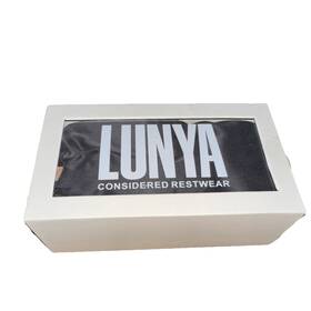 Lunya Lusk7000-mgry-l Washable Silk Sleep Mask Gray Large 100% New With Box
