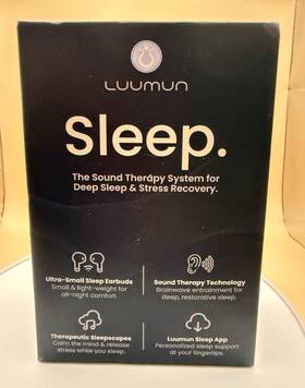 Luumun 26665 Sleep Earbuds With Charging Case And Usb-c Cable Ultra-small White