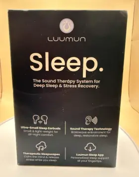 26665 Luumun Sleep Earbuds With Charging Case And Usb-c Cable Ultra-small White