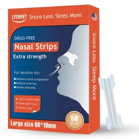 Lysweet 797999478698 Sleep Nasal Strips For Less Snoring Reducing Work Instantly To Breath