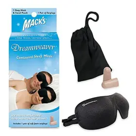 Macks 033732020343 Dreamweaver Contoured Sleep - Comfortable Adjustable Dual Strap Eye With Ul