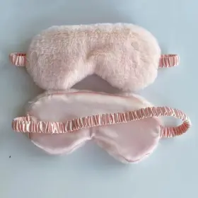 Macroupta 445003981940 Sleeping Mask Blindfold Soft Plush Eye Masks Cute Love Cloud Cover