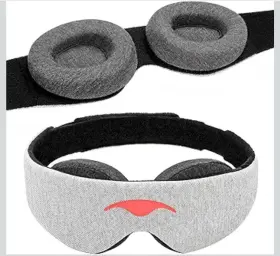 Manta 445005457412 Sleep Mask - 100% Light Blocking Eye Zero Pressure Comfortable