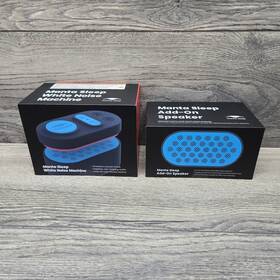 Manta 850062798083 White Noise Machine Add On Speaker Set Pair New 360 Sound
