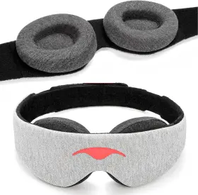 Manta Sleep 744110376654 Mask Light Blocking Eye Adjustable With Detachable Cups