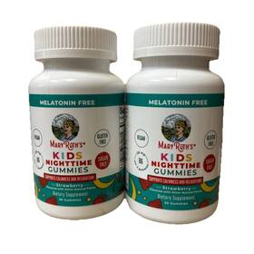 Mary Ruths 810104620925 2pk Kids Sleep Melatonin-free 30 Gummies Ea Strawberry Exp 6/27