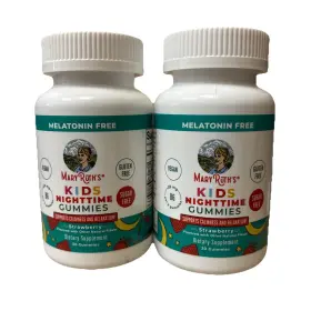 Mary Ruths 810104620925 2pk Kids Sleep Melatonin-free 30 Gummies Ea Strawberry Exp 6/27