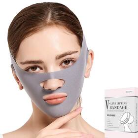 Masika Gyzz&26-2grey Chin Strap For Sleeping V-line Mask Lifting Chinstrap Jaw Grey