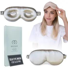 B0bhznzs7k Matasse Silk Your Life 100% Mulberry Sleep Mask 22 Momme 6a 3d Contoured Eye