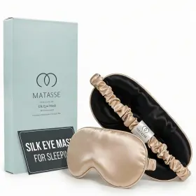 B0cfg6qcsl Matasse Silk Your Life 100% Mulberry Sleep Mask 22 Momme 6a - 3d Contoured Eye