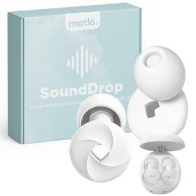 Matlo C8-pcti-1yxa Sounddrop By Matl Reusable Noise-reducing Earplugs For Sleep Focu