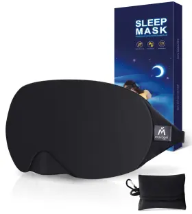 Mavogel 199284980372 Cotton Sleep Eye Mask - Updated Design Light Blocking Soft