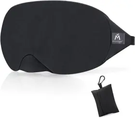 Au185161 Mavogel Cotton Sleep Mask - Updated Design Light Blocking Eye Black
