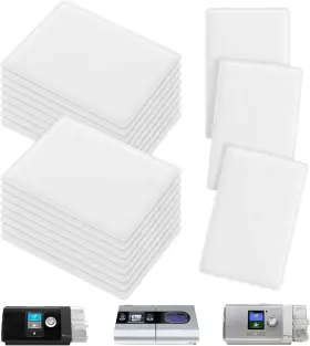 Maxmedi 717203295842 30-pack Disposable Filters - Compatible With Resmed Airsense 10 Aircurve Re